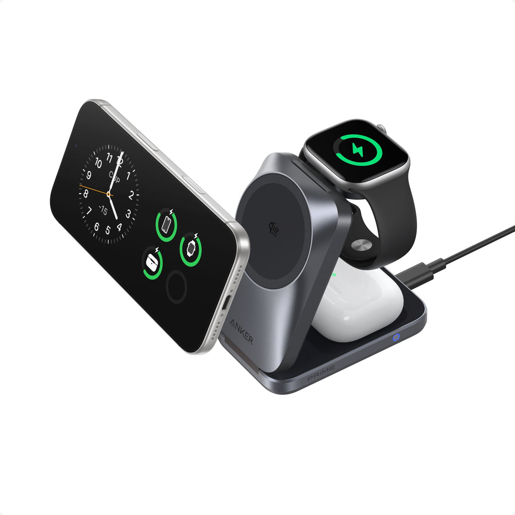 Anker Prime Wireless Charging Station (3-in-1, MagGo, AirCool, Foldable)