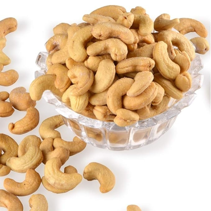 Salted Roasted Cashews | Premium Crunchy Kaju Real Spices